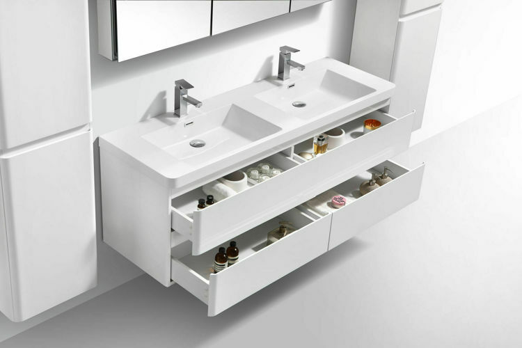 Picture of MILAN 1500 4 DRAWER WALL CABINET only