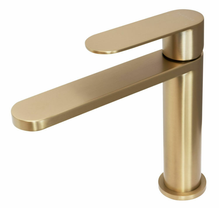 Picture of SATIN BASIN MIXER BRASS