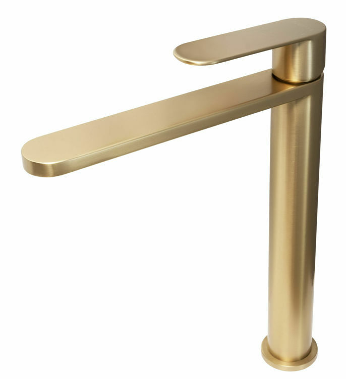 Picture of SATIN BASIN MIXER HIGH BRASS