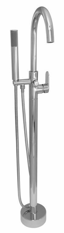 Picture of SATIN FREE STAND BATH MIXER CHROME