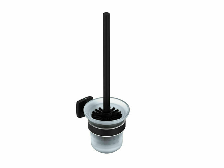 Picture of Liquid Red Integrity Toilet Brush & Holder Black