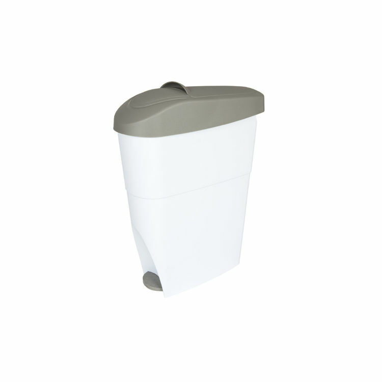 Picture of SANITARY TOWEL BIN 19 L (WHT/GRY)