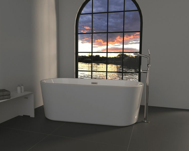 Picture of Cayman Free Standing One Piece Acrylic Bath  1690 x 790 x 600 mm
