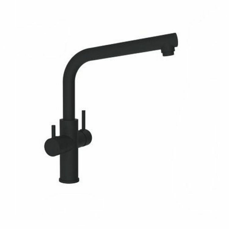 Picture of CLEVER PURE UF 3-WAY SINGLE LEVER KITCHEN FAUCET CP MATT BLACK